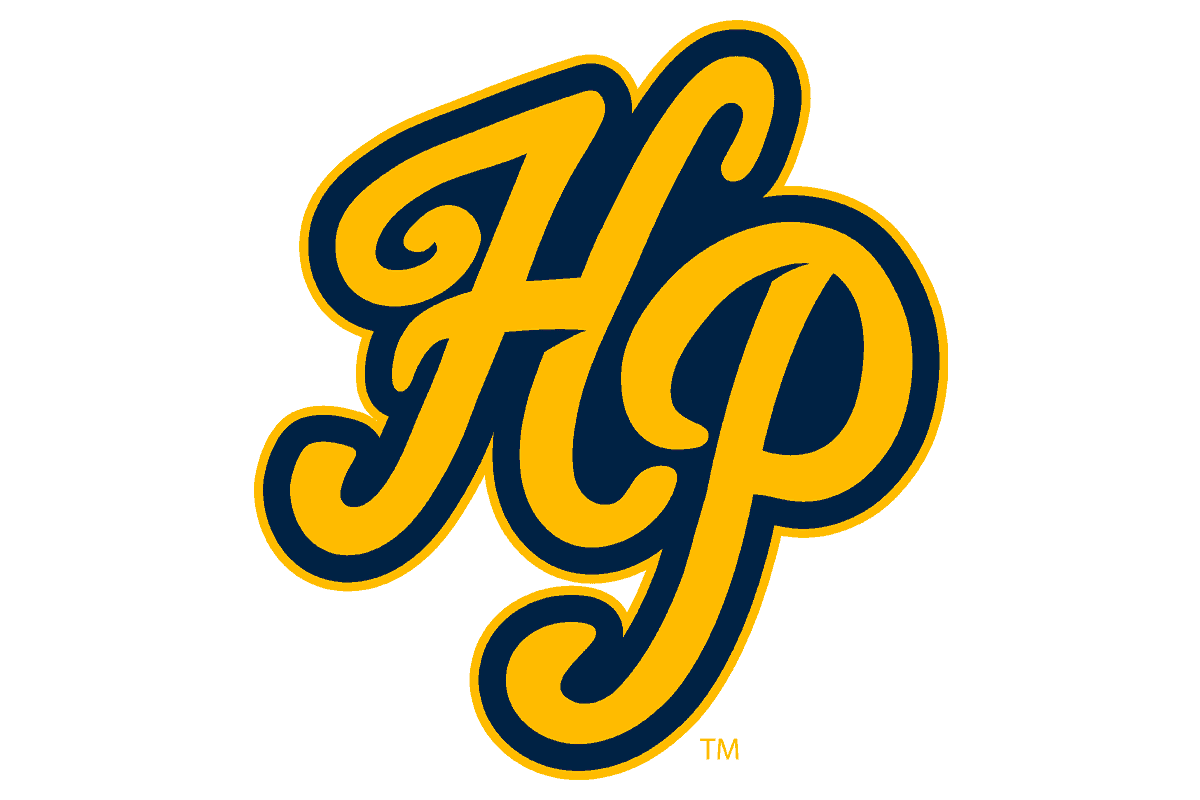Highland Park Scots football team logo with blue and gold colors.